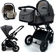 Коляска 3 в 1 Sweet Baby Ricci Air + автокресло Premier Begie Steel Grey (Air)