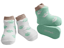 Набор носочков Uviton 2 пары 0172 ЧЗ Лапки мята 56