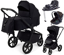 Детская коляска Rant Flex Forma 4 в 1 RA124 с автокреслом Miro Brown и базой Black Черный