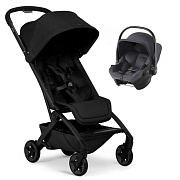 Прогулочная коляска Joolz Aer 2 и автокресло Baby-Safe Core Midnight Grey Space black