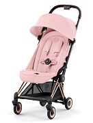 Прогулочная коляска Cybex Coya Peach Pink с дождевиком и бампером/Rosegold 522005607