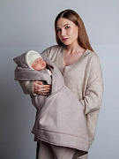 Плед НаследникЪ Выжанова Органичный хлопок р. 95х95 Пд5 бежевый