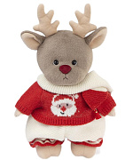 Мягкая игрушка TeddyTales Lina Олень со свитером M 30 см TT004362