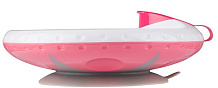 Детская тарелочка BabyOno с подогревом розовый