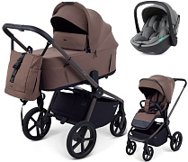 Детская коляска Rant Flex Forma 3 в 1 RA124 с автокреслом Miro Olive Beige Бежевый
