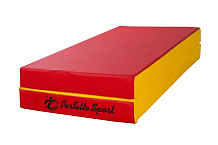 Детский мат Perfetto Sport № 3 (100х100х10 см) складной красно/жёлтый