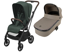 Детская коляска Maxi-Cosi Leona²  Oria 2 в 1 1204403110 Twillic Green/1507470300 Luxe Twillic Truffle