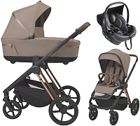 Детская коляска 3 в 1 Espiro Miloo 2.0 и автокресло Pi Graphite 309 tasty cappuccino