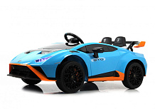 Детский электромобиль RiverToys Lamborghini Huracan STO BLUE синий