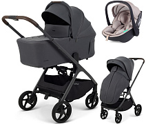Детская коляска Rant Aventa 3 в 1 с автокреслом Miro Beige Graphite