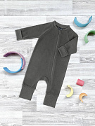 Комбинезон на манжетах Mjolk Sleep and Play Steel Grey с рукавом реглан 62