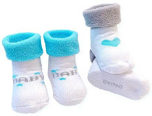 Детские махровые носочки Uviton Mini 0227 ЧЗ бирюзовый 56