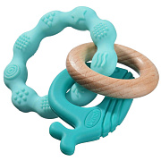 Игрушка-прорезыватель Uviton SEA силиконовый с буком mint