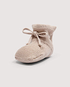 Пинетки детские Loomknits LW5533 пудровый, 9/11