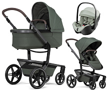 Детская коляска 3 в 1 Joolz Day 5 и автокресло Britax Roemer Baby-Safe Pro Style Sage green Forest Green
