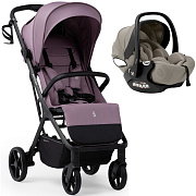 Прогулочная коляска Sweet Baby Aura Plus Basic SBL + автокресло Premier Begie Rose