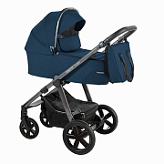 Детская коляска Baby Design Husky XL 2 в 1 Синий (Navy 203)