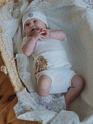 Комплект футболка и трусы НаследникЪ Выжанова Экрю 01071-11001 бежевый 62