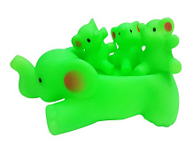 Игрушка для купания Uviton Слоненок с пищалкой зеленый