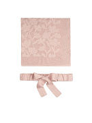 Плед с пояс НаследникЪ Выжанова Цветущие сады р. 95х95 НВ-МТ-073 пудра