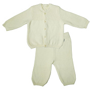 Комплект детской одежды Папитто кофточка+штанишки 2 предмета 73-7004 бежевый 62