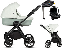 Детская коляска Tutis Leo 3 Plus 4 в 1 с автокреслом Elo Lux EduSky Black и базой 1582236 Mint