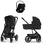 Коляска Cybex Talos S Lux BLK Cloud G3 Magic Black 3 в 1 Moon Black с дождевиками