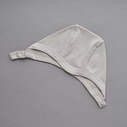 Чепчик Little Star Карапуз с кнопкой 3858 (ЧЗ-мз) светло-серый 36