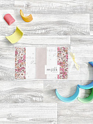 Набор платочков-слюнявчиков Mjolk Цветочки 20х20 см