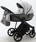 Детская коляска Adamex Porto 3 в 1 PO-PS79 (СВ.СЕР+СЕР.КОЖА)