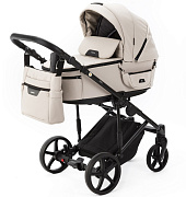 Детская коляска Adamex Zico Deluxe New 2 в 1 ZN-SA07 (СВЕТЛО-БЕЖЕВАЯ КОЖА)