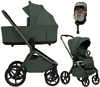 Коляска 4 в 1 Sweet Baby SBL Orso New + автокресло Premier Plus Begie Forest Green