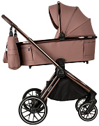 Детская коляска Adamex Spark SE 3 в 1 12-TRUFFLE-CHOCOLATE - ТРЮФЕЛЬ- РАМА ШОКОЛАД
