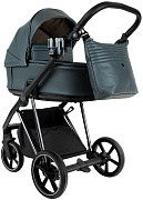 Детская коляска Roan Sol Vintage Luxury Leather 2.0 2 в 1 VEGA79DB Atlantic Deep/Nickel/руч.Black