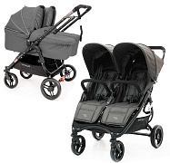 Детская коляска для двойни Valco baby Snap Duo 2 в 1 Графитовый (Dove Grey)