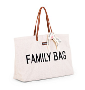 Сумка для мамы Childhome Family Bag CWFBTW TEDDY OFFWHITE
