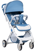 Детская прогулочная коляска Farfello Comfy Go Blue/colorful white frame