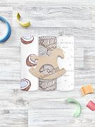 Пелёнки Mjolk трикотажные 3 шт 120х85 см Palm Tree/Кокосы/Hello mommy