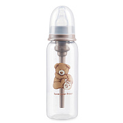 Бутылочка антиколиковая Happy Baby с силиконовой соской 250 мл bear