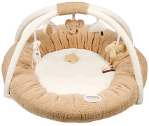 Коврик детский игровой круглый Nattou Teddy с арками 856188