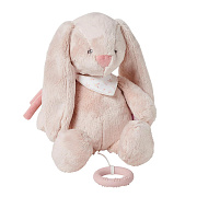 Игрушка мягкая музыкальная Nattou Musical Soft toy ALICE & POMME Кролик розовый