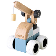 Машинка-конструктор edda Автокран с магнитом