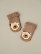 Носочки махровые Little Star 00551 (ЧЗ-мз) мишка, мокко, 9 см