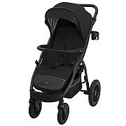 Детская прогулочная коляска Indigo Epica XL Air с сумкой черный