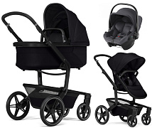 Детская коляска 3 в 1 Joolz Day 5 и автокресло Baby-Safe Core Midnight Grey2 Space Black