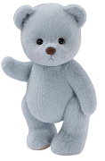 Мягкая игрушка TeddyTales Lina Медведь (короткая шерсть) M 30 см серо-голубой