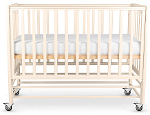Детская кровать Woodix Classic Go маятник продольный WCG358 Слоновая кость