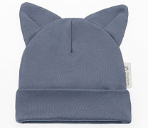 Чепчик (шапочка) AmaroBaby Nature essence cat серый 44