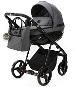 Детская коляска Adamex Quantum 2 в 1 Q-TK57 TIP (Т.СЕРЫЙ)