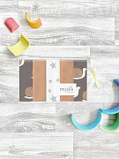 Набор платочков-слюнявчиков Mjolk Улитки 20х20 см